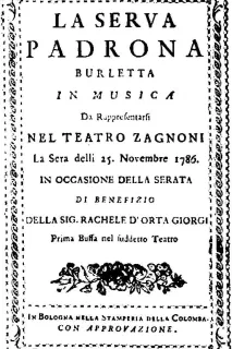 Pergolesi: La Serva Padrona (2008) poster